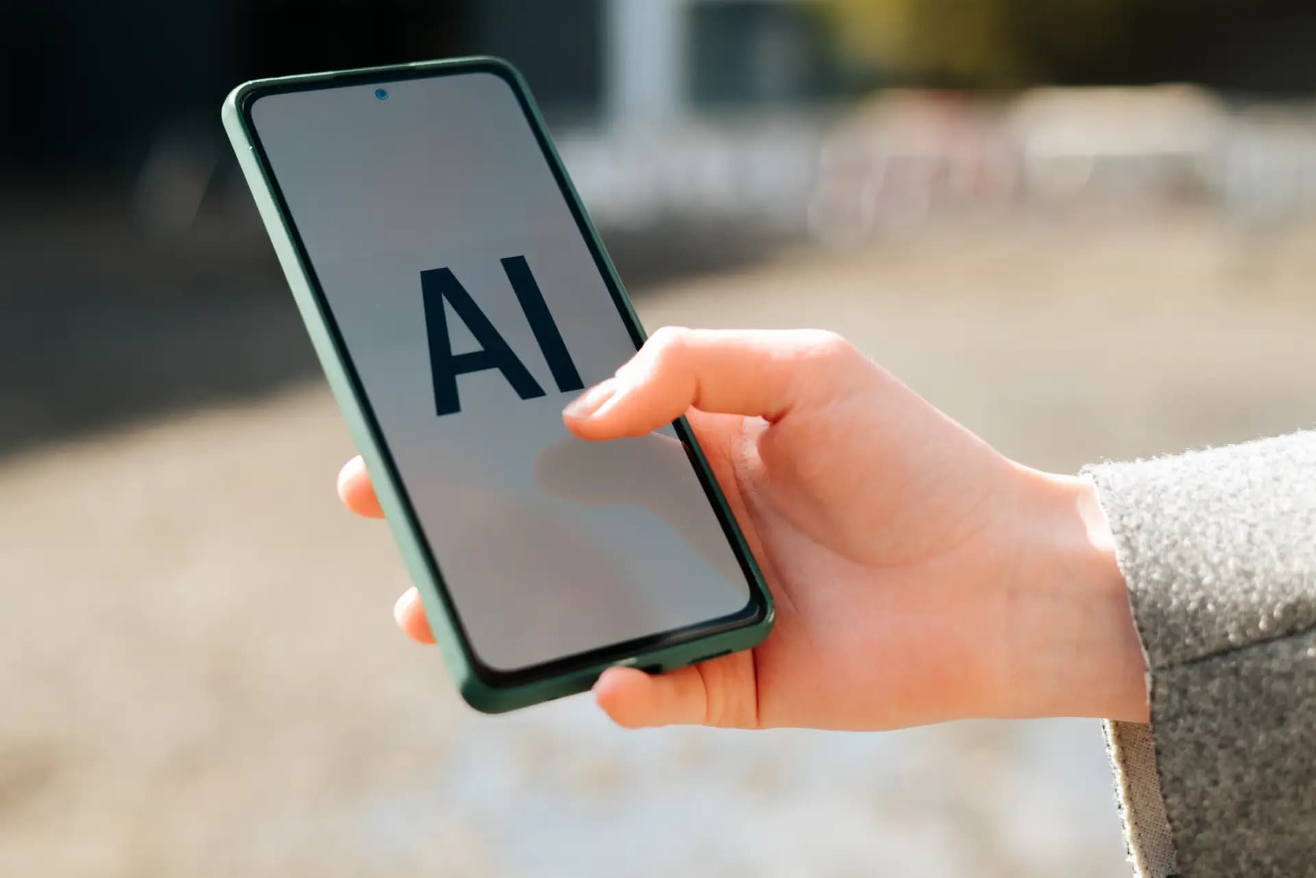 Smartphone showing new leads arriving from a lead ad